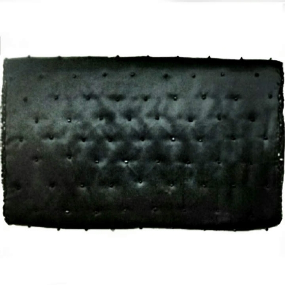La Regale Beaded Satin Clutch Embellished Floral Design From The 1950s! Vintage - Picture 3 of 7